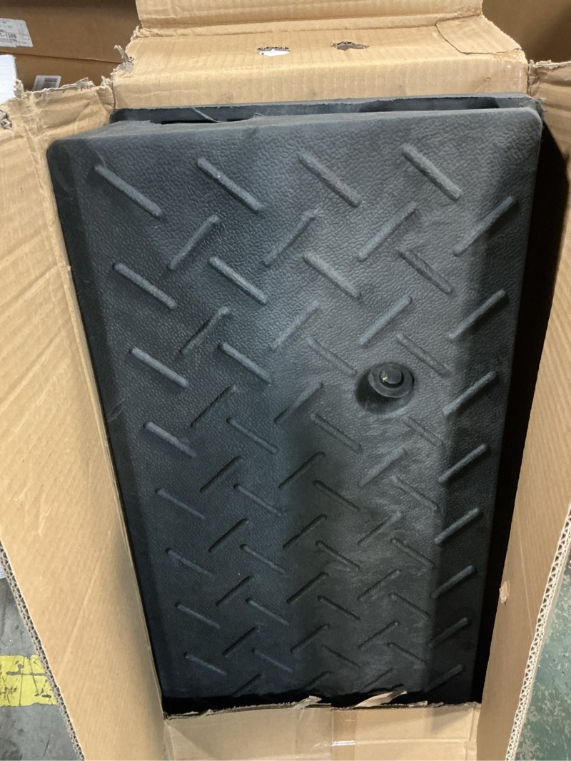 Condition photo showing Good Condition for curb ramps for sidewalks 2.8" rise rubber curb ramps threshold ramp for driveway shed ramp for riding mower garage ramp door threshold ramp for wheelchair 7000lbs capacity 2.8''rise