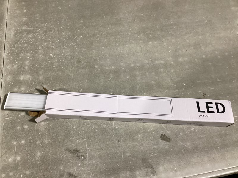 Condition photo showing New/Like New for ASOKO Under Cabinet Light, Upgrade 16inch LED Closet Light with Dimmable 6000K Cool White and Memory Function, Plug-in Under Counter Lights for Kitchen/Desk/Shelf/Workbench/Display Case/Room 16Inch Cool White