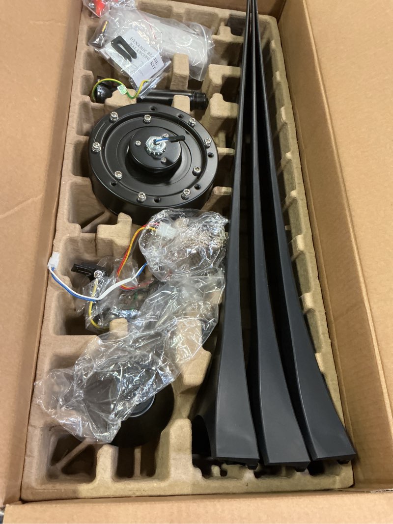 Condition photo showing Good Condition for 52” Harbor breeze outdoor ceiling fan 3 blade