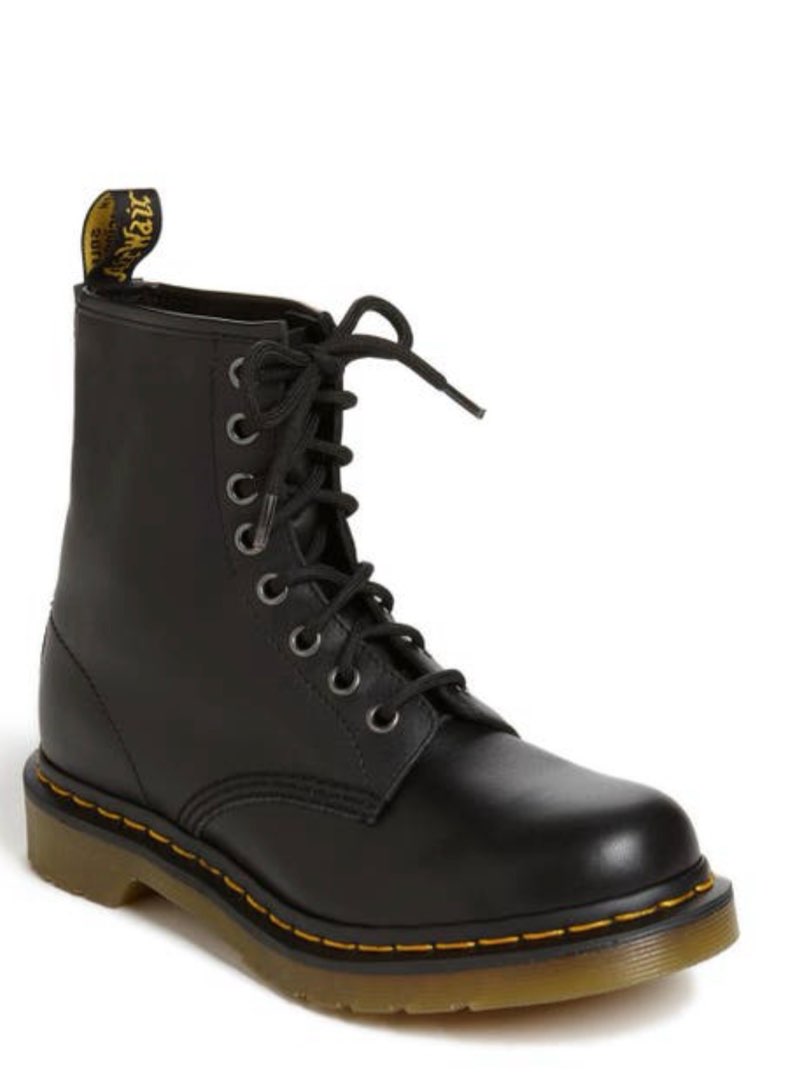Dr. Martens 1460 W Boot in Black at Nordstrom, Size US-6 Women’s 