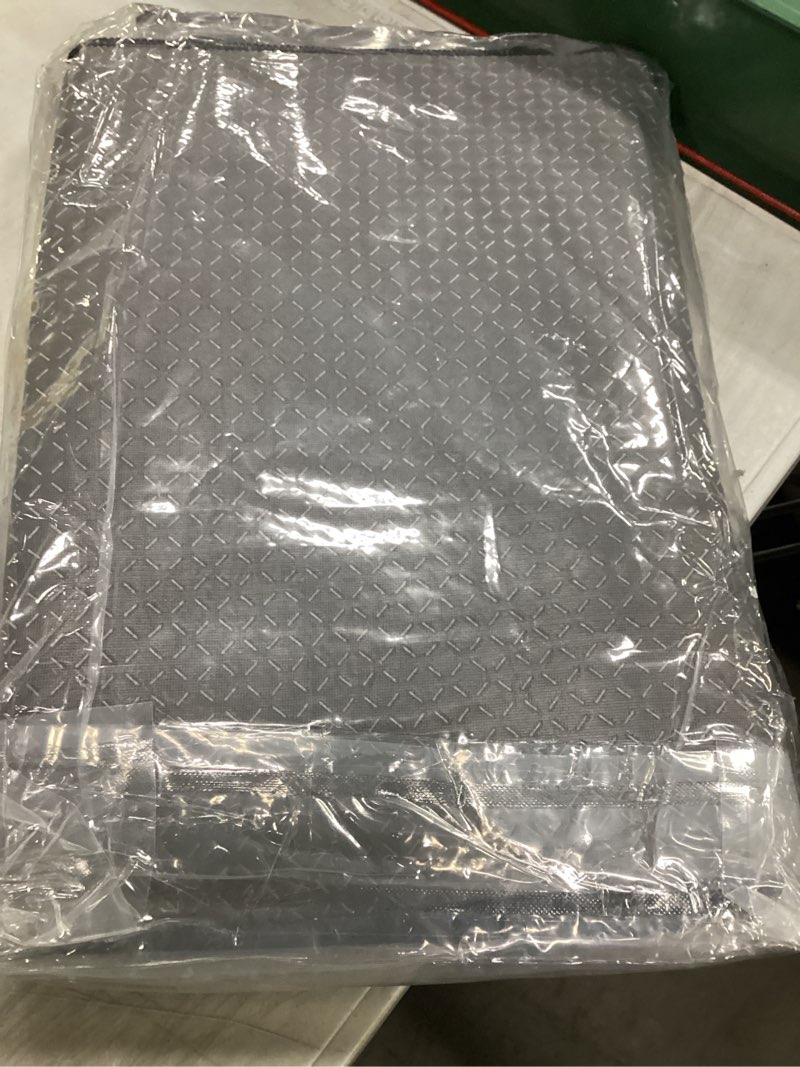 Condition photo showing Good Condition for 3 Pcs Christmas Kitchen Rug and Mat Set Washable Buffalo Plaid Xmas Tree Kitchen Floor Mats Non Slip Farmhouse Merry Christmas Doormat Holiday Xmas Decor for Home Office Bathroom Party Decor Black,white Buffalo Plaid