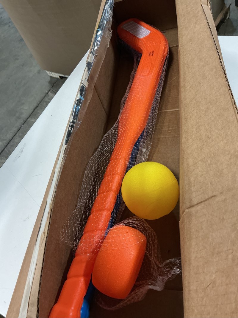 Condition photo showing New/Like New for Liberty Imports Kids Floor Hockey Stick Set - 29" Youth Indoor Outdoor Toys Sports Starter Set with Plastic Puck and Ball for Toddlers, Children Ages 3-7 (2 Pack)