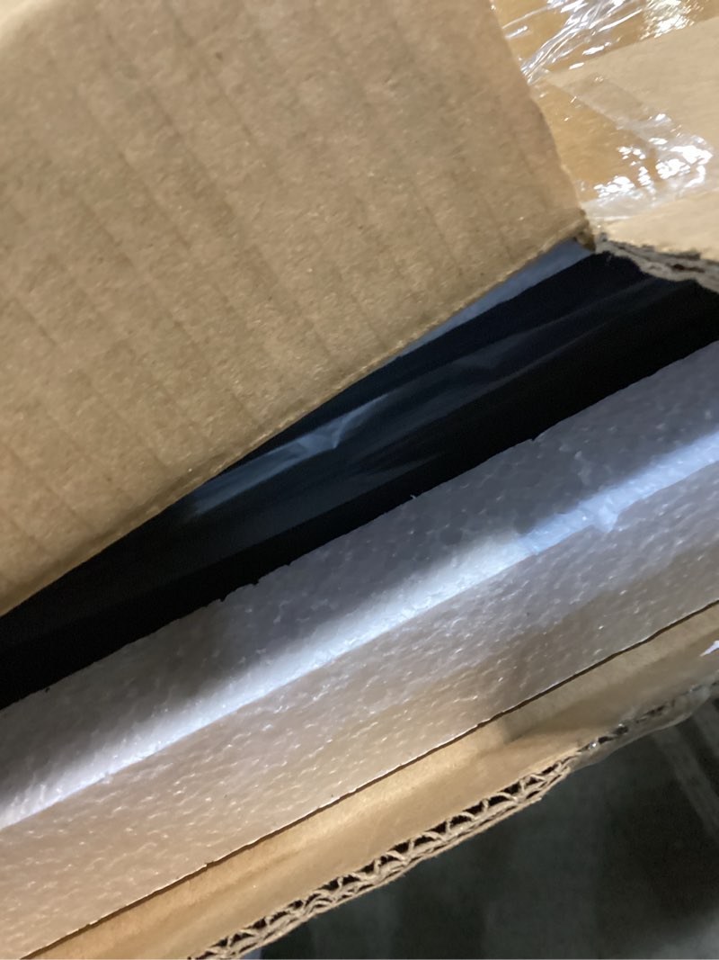 Condition photo showing New/Like New for 24" x 36" bathroom mirror black bathroom mirrors for over sink modern bathroom vanity mirror for bedroom entryway or living, metal framed hd tempered glass room horizontal or vertical black 36"l x 24"w