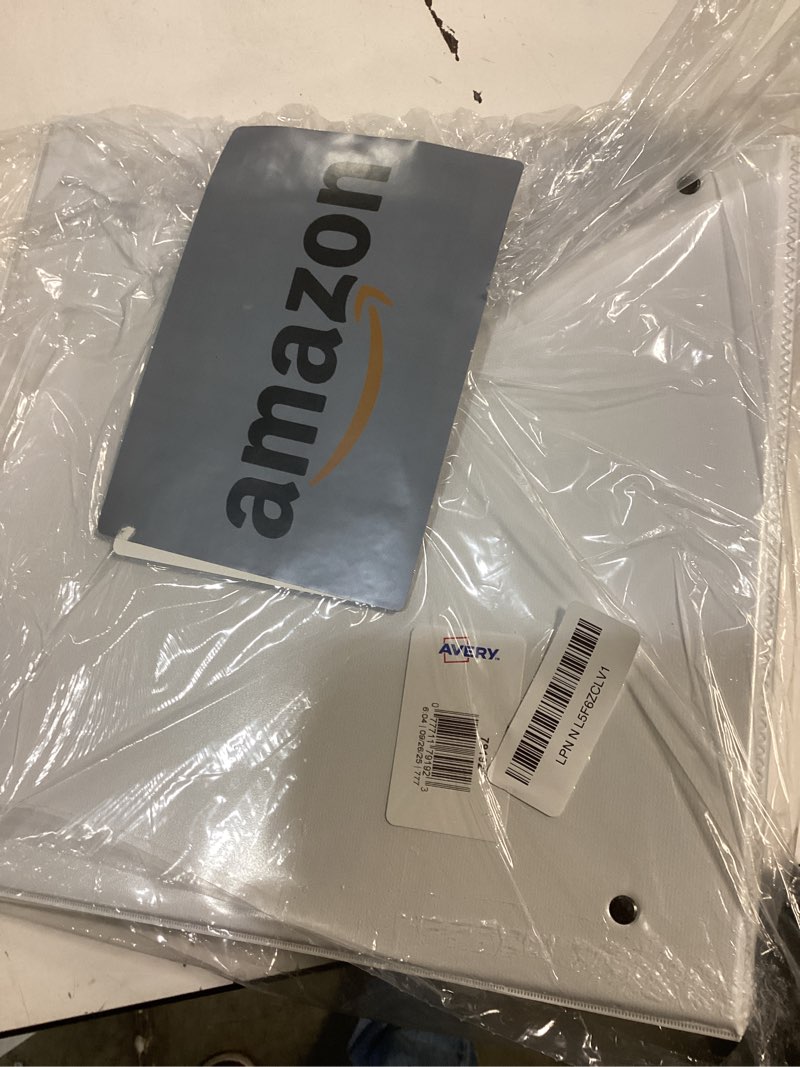 Condition photo showing Good Condition for Avery Heavy-Duty View 3 Ring Binder, 2" One Touch EZD Rings, 540-Sheet Capacity, 2.8 Inch Wide Spine, Great for Home, School Supplies, Office, or Organization Needs, 1 White Binder (79192)
