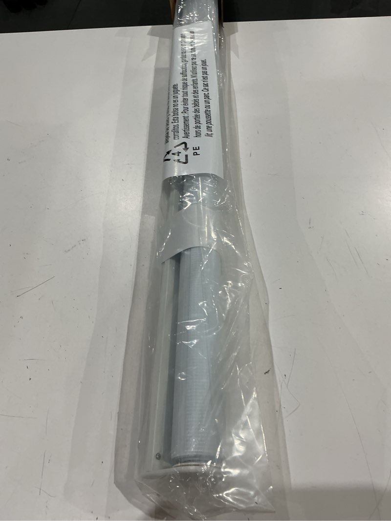 Condition photo showing Good Condition for lazblinds no tools no drill cordless zebra blinds for windows, dual layer light control for day and night, light filtering privacy roller blinds and shades for home, 36" w x 72" h, white white 36"w x 72"h