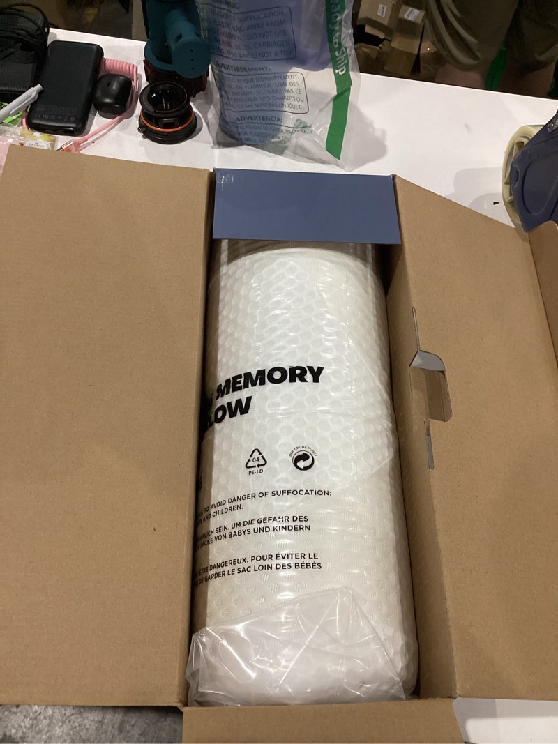 Condition photo showing Good Condition for Osteo Cervical Pillow for Neck Pain Relief, Hollow Design Odorless Memory Foam Pillows with Cooling Case, Adjustable Orthopedic Bed Pillow for Sleeping, Support for Side Back Sleepers Queen(25.5*16.5*5.2/4.1 inches) White