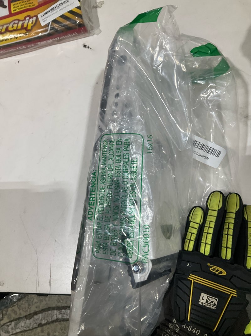 Condition photo showing As Is for window air conditioner support bracket: adjustable anti-slip shock-absorbing mat window safe bracket built-in bubble level - 5000 to12000 btu ac units window mount bracket up to 85 lbs 13 inch-85 lbs