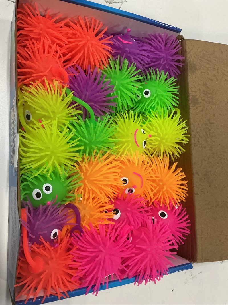 Condition photo showing Good Condition for 24 PCS Light Up Balls Valentines Day Gifts for Kids Light Up Party Favors for Kids Classroom Valentines Goodie Bags Stuffers Prizes LED Puffer Balls Pinata Bulk Toys New Year Eve Party Supplies