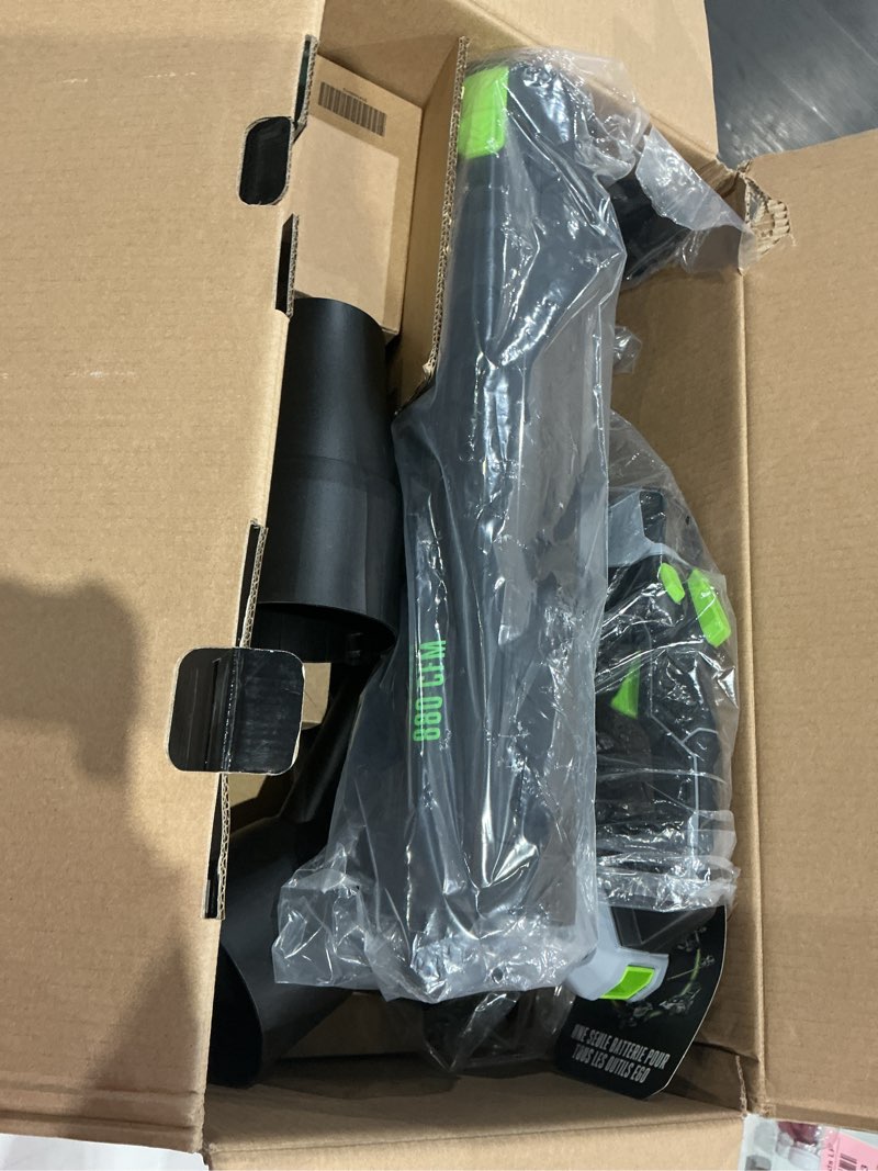 Condition photo showing Good Condition for ego power+ 880cfm blower with 2 x 4.0ah batteries and 320w charger