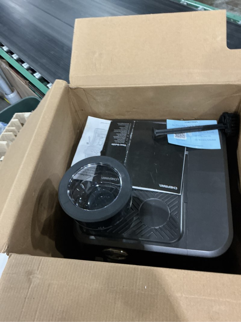 Condition photo showing As Is for Chefman Crema Deluxe Espresso Machine with Double Boiler, Use Milk Frother and Brew Espresso Simultaneously, Professional Coffee Maker with Coffee Grinder and Steam Wand, 30 Grind Settings