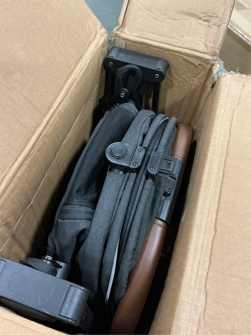 Condition photo showing Good Condition for pet Stroller, Suitable for Small and Medium-Sized Dogs, Advanced Four-Wheel Suspension, Detachable Handbag, Lightweight Aluminum Frame, one Click Folding, Suitable for Outdoor Travel - Black