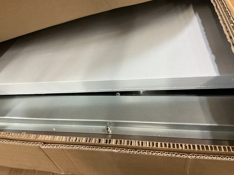 Condition photo showing Good Condition for hardura stainless steel table with wheels 30x72 inches nsf heavy duty commercial prep table with 2” backsplash and adjustable undershelf for food prep 30\" x 72\"