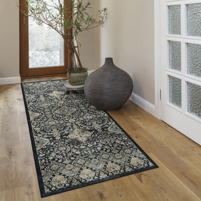 Gertmenian Indoor Boho Rug - 2x8 Runner, Non Slip, Super Strong, Ideal for High Traffic Areas in Ent