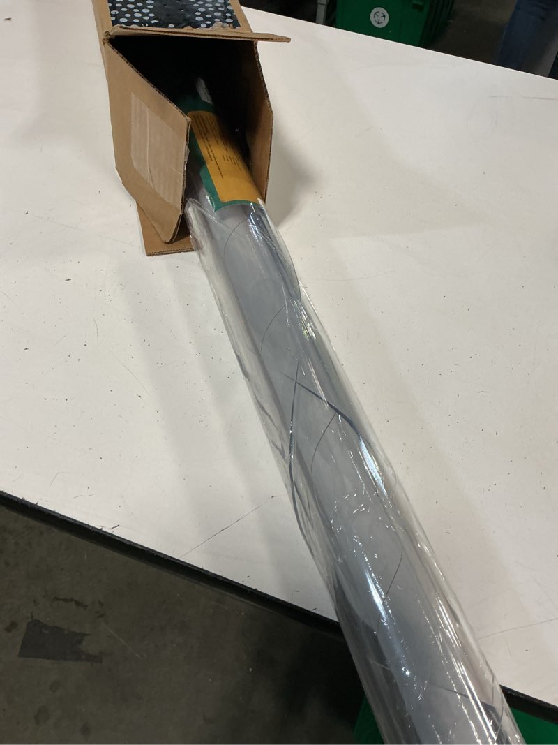 Condition photo showing New/Like New for 46 inch round clear table cover protector, 2mm thick round clear table protector for dining room table, waterproof round plastic vinyl table pad clear 2mm 46" (round)