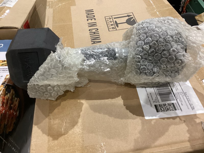 Condition photo showing Good Condition for Yes4All Rubber Grip Encased Hex Dumbbell – Hand Weights With Anti-Slip 5-50 LBS Single C. 15 Pounds