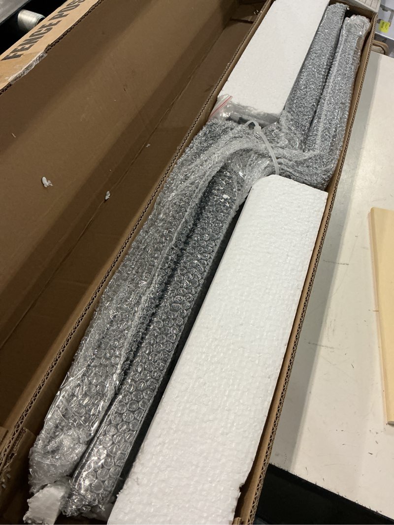 Condition photo showing Good Condition for one-piece fence post repair kit?heavy duty steel fence post anchor ground spike ?quick fix broken/leaning wood posts with?and fixed fence posts?2-pack? one-piece 2
