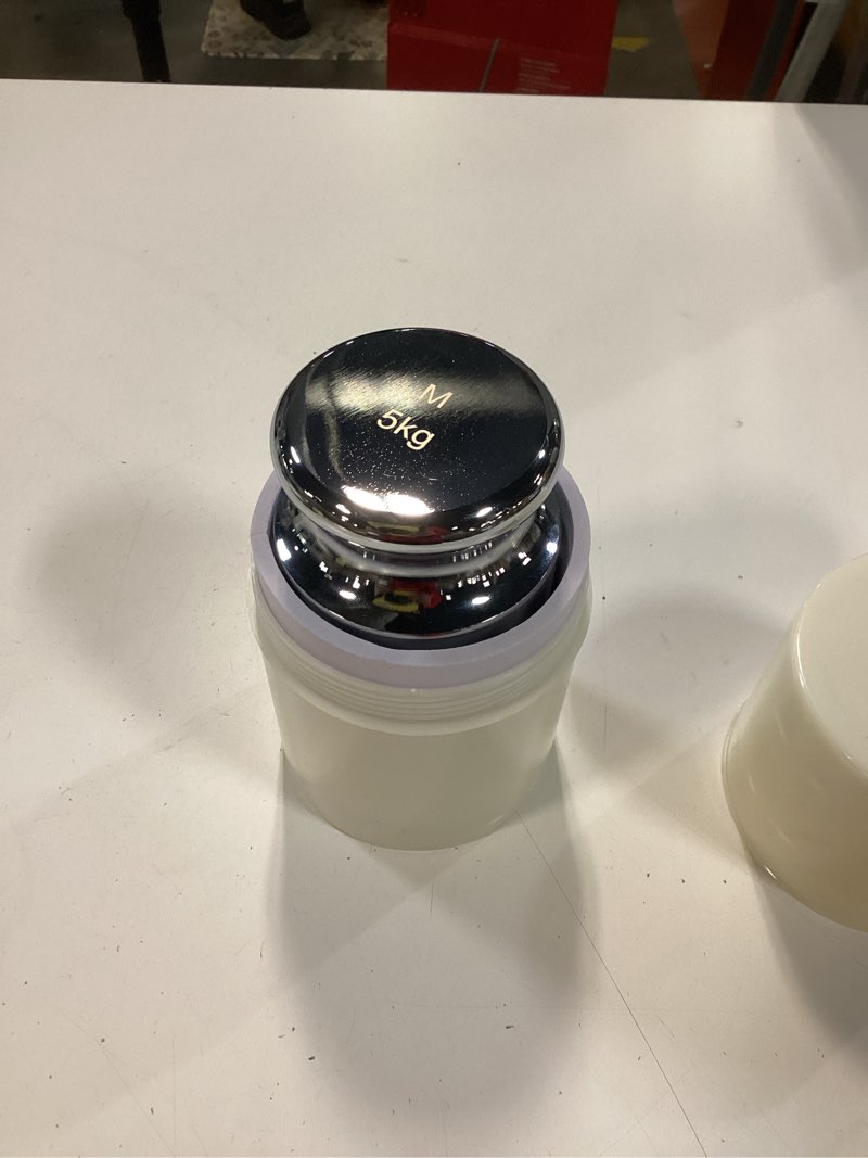 Condition photo showing Good Condition for 5 kg calibration weight, 5000g precision class m1 steel scale calibration weight with chrome finish, precision steel, calibration weight for digital scale, silver