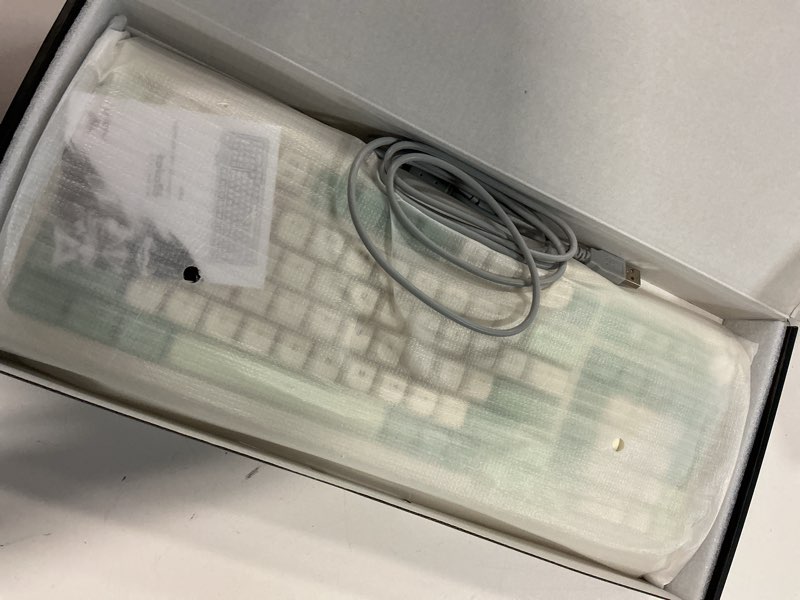 Condition photo showing Good Condition for AULA S99 Gaming Keyboard, Wireless Computer Keyboards, Tri-Mode Bluetooth/2.4GHz/USB-C Custom Creamy Keyboard with Number Pad, RGB Backlit Media Knob Cute Programmable Keyboard for PC Gamer - Green Green & Beige