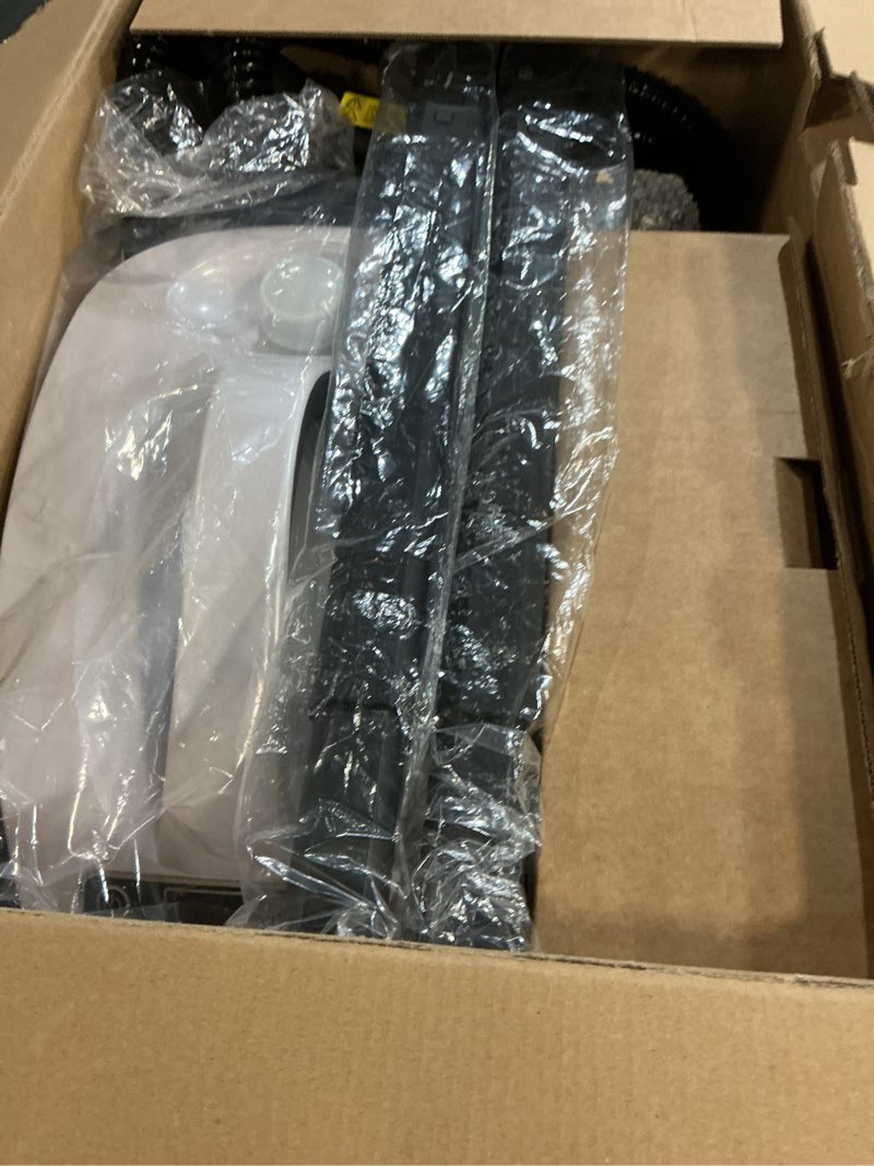Condition photo showing Good Condition for steam cleaner: 40s fast heating-0.66gal (2.5l) large tank-21 pcs kit-no cooling-refill anytime-detachable hose multi portable steamer mop for home car bed furniture tile grout floor cleaning white