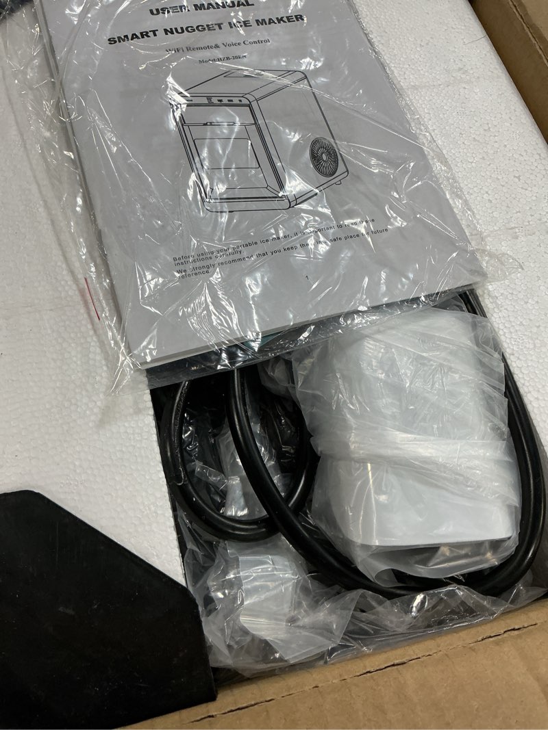 Condition photo showing New/Like New for Maksone Countertop Nugget Ice Maker with APP Control, 44lbs/24H,Ready in 7 Mins,Crushed ice Maker,Sonic Pebble Ice Machine