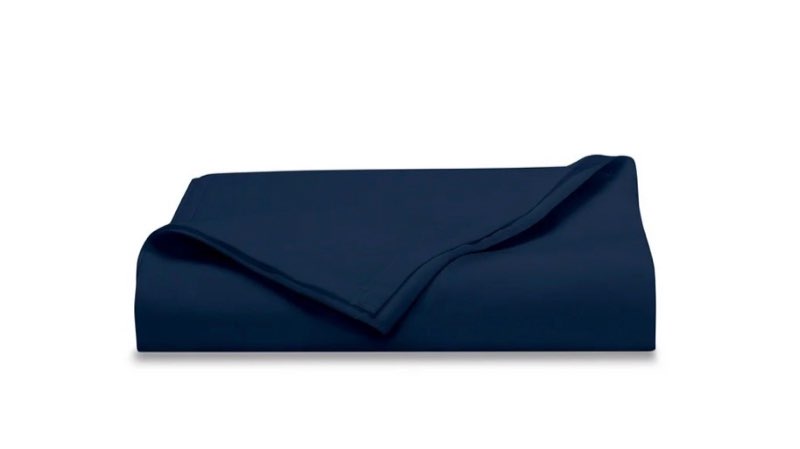 mainstays 300 thread count easy care percale flat sheet, blue cove, twin/twin xl
