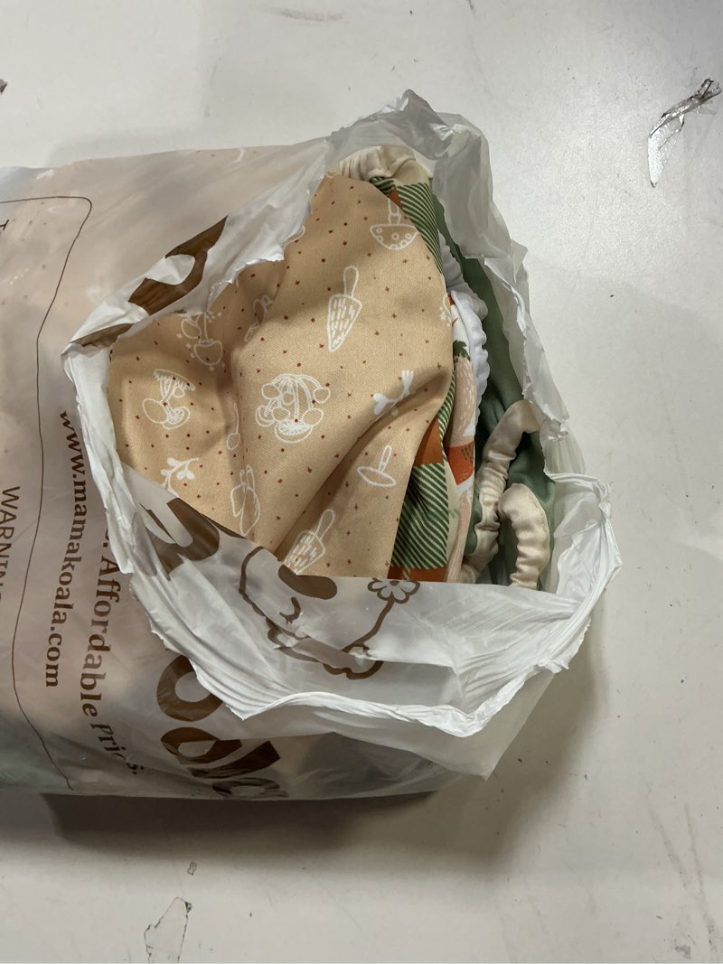 Condition photo showing Good Condition for Mama Koala Reusable Adjustable Cloth Diaper Covers with Double Gusset for Girls and Boys, Snap Closure, Size M (Vibrant Mush-M) Mushrooms-m M