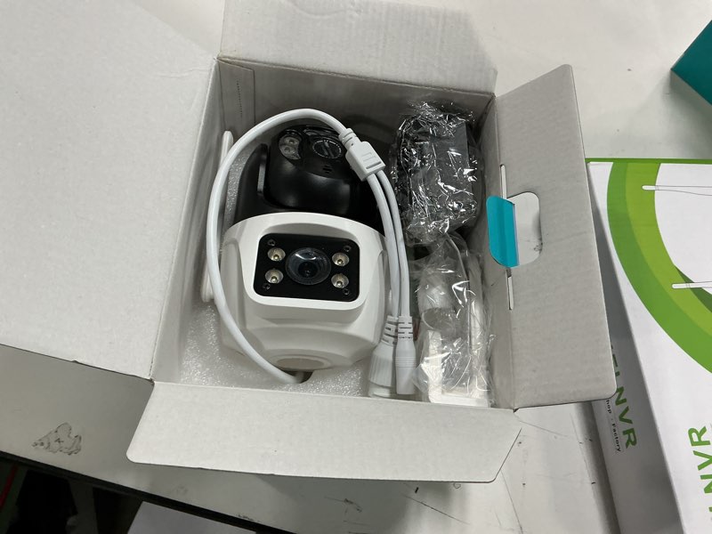Condition photo showing New/Like New for Fuers Wireless Security Camera System, 5MP 8CH NVR with 1TB HDD, 4Pcs 3MP Dual Lens WiFi Cameras Home Surveillance Outdoor Indoor, Motion Detection, Auto Tracking,2-Way Audio,Color Night Vision 8CH 5MP NVR-4 WiFi Cam-1TB HDD