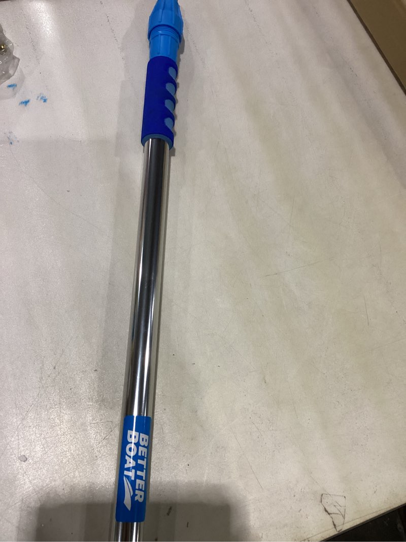 Condition photo showing Good Condition for extension pole, telescoping rod, 3.5-6 ft extendable deck brush handle, boat hook, painter’s stick, 3/4" universal end, twist lock, for paint rollers, mops, and long reach tasks 3.5 ft to 6 ft
