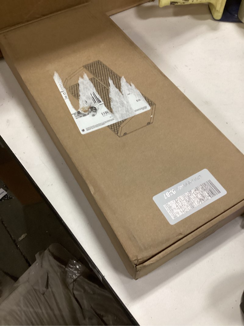 Condition photo showing New/Like New for DVD/Blu ray Storage Rack, DVD Shelf Holds Up To 28 DVD Cases, Stackable DVD Tower also Used for CDs, Video Game Cases, Vhs Taps, Jewel and Cassette Cases on Desktop DVD Rack * 1