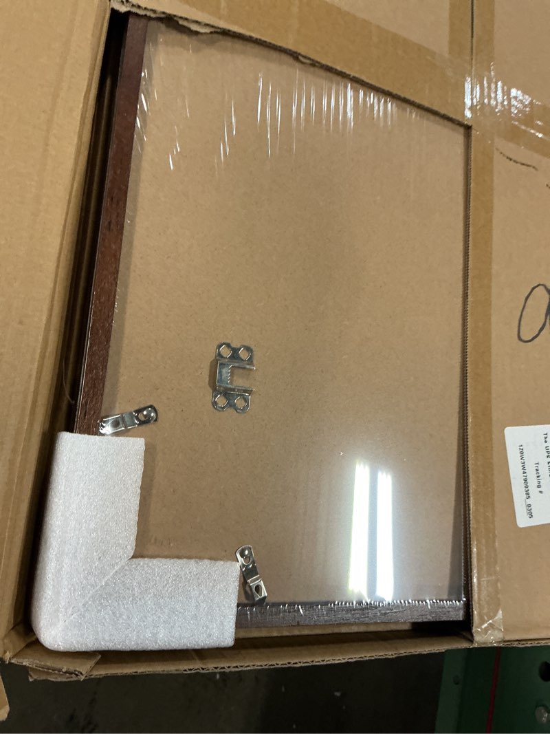 Condition photo showing Good Condition for puthiac 18x24 Walnut Oak Wood Frames -18"x24" Poster Frames for Wall, 18x24 Picture Frames for Wall, 18 x 24 Picture Frames, 18 x 24 Frames for Wall (1 Pack, Walnut) Walnut-1P 18x24