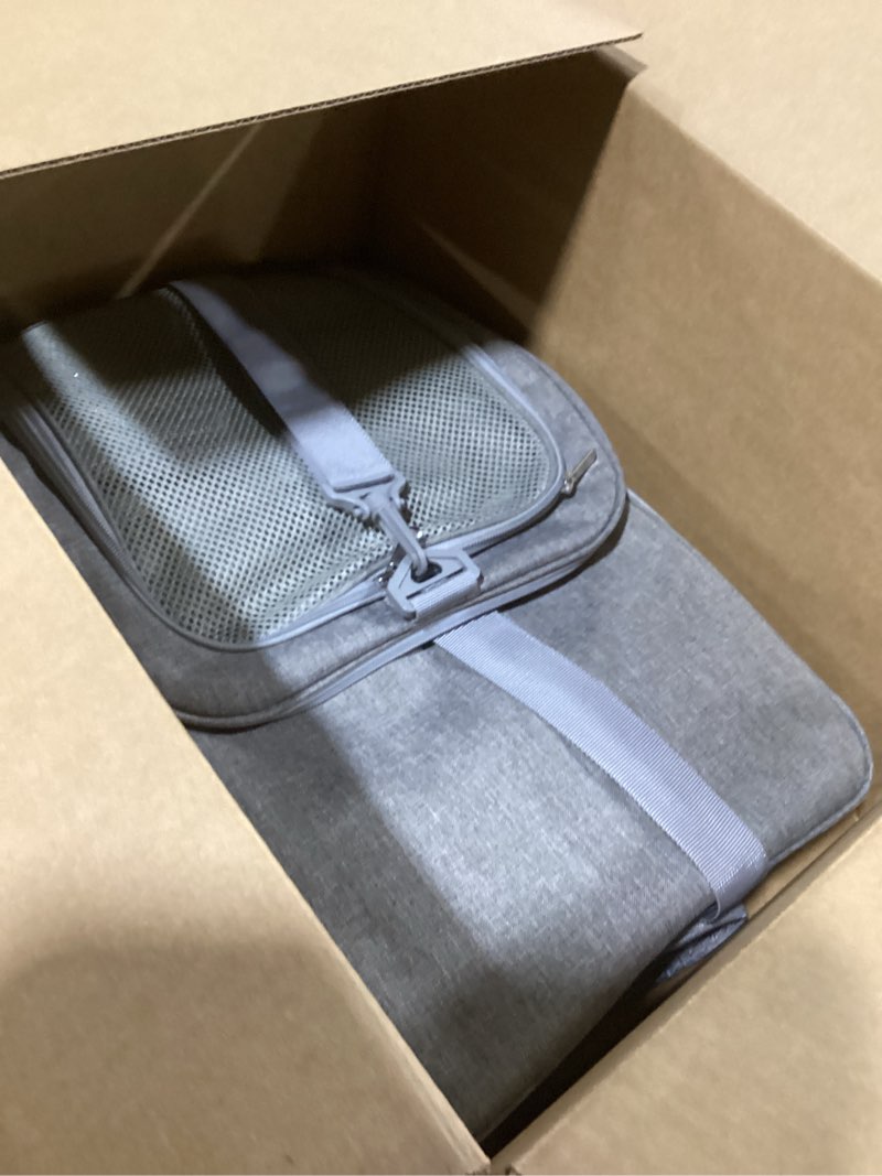 Condition photo showing Good Condition for Henkelion Large Cat Carriers Dog Carrier Pet Carrier for Cats Dogs Puppies up to 25Lbs, Big Dog Carrier Soft Sided, Travel Puppy Carrier - Large - Grey 20.0"L x 13.0"W x 13.0"H Grey