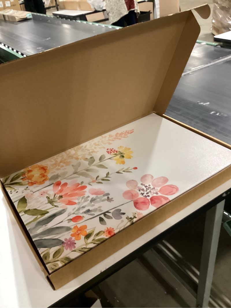 Condition photo showing New/Like New for ZQARTZZQ Framed Colorful Wildflower Canvas Wall Art, Floral Wall Art, Watercolor Flower Wall Decor Flowers Pictures Prints Floral Painting Set of 3 for Living Room Girls Bedroom Bathroom 16x24in Wild Flower 16x24in Canvas