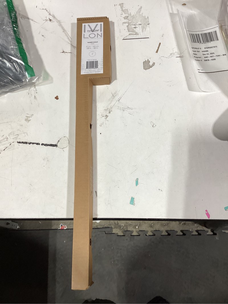 Condition photo showing New/Like New for similar productHeavy Duty Curtain Rods for Windows 66 to 120 Inch, 1 Inch Gold Curtain Rod Adjustable, Decorative Long Curtains Rods with Metal Finials, Easy Installation and Modern Design (A2,Gold,30\"-120\") 30\"-120\" Gold