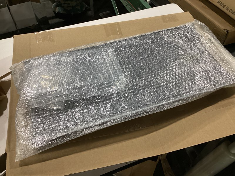 Condition photo showing New/Like New for 27 inch ash pan replacement parts for char griller 1224, 1324, 2121, 2222, 2727 and charbroil grills, charcoal tray with 2pcs fire grate hanger set 27 " x 13 "
