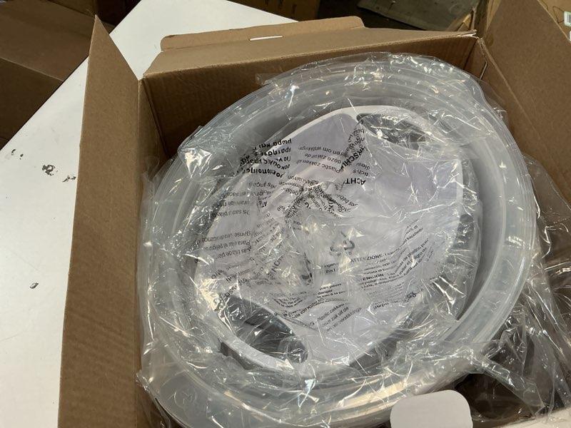 Condition photo showing Good Condition for Elite Gourmet Maxi-Matic Electric Food Vegetable Steamer with BPA-Free 3 Tier Stackable, Nested Basket Trays, Auto Shut-off 60-min Timer, 800W, 9 Quart, Stainless Steel 9.5 Quart