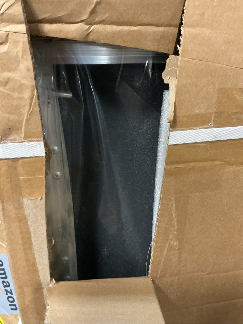 Condition photo showing New/Like New for Portable Wheelchair Ramp 7FT, Anti-Slip Aluminum Folding Portable Ramp, Wheelchair Ramps for Home, Weight Capacity Up to 600 LBS, with Transition Plates Above and Below Silver 7FT Using height 7-21"