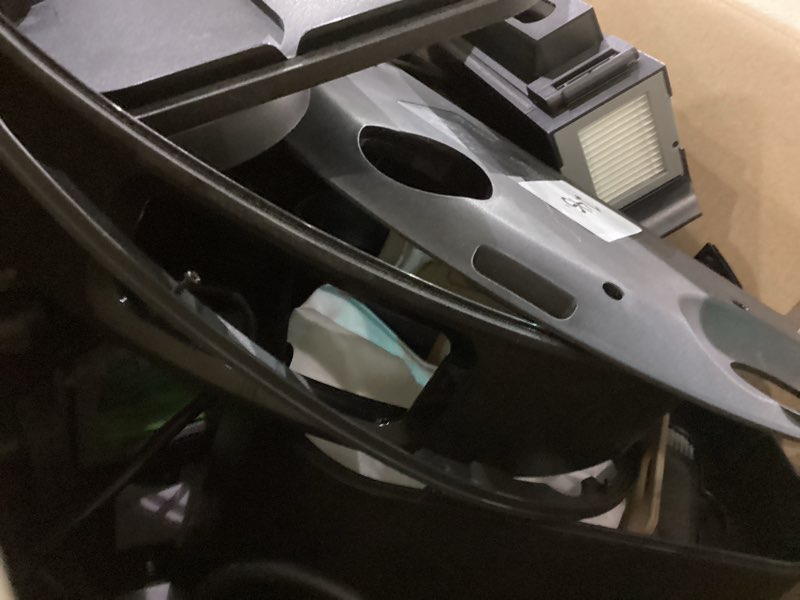 Condition photo showing As Is for iRobot Roomba Max 705 Vac Robot Vacuum + AutoEmpty Dock - Extreme Power-Lifting Suction, Anti-Tangle Dual Rubber Brushes, Self-Empties, Recognizes and Avoids Obstacles, LiDAR Navigation Black