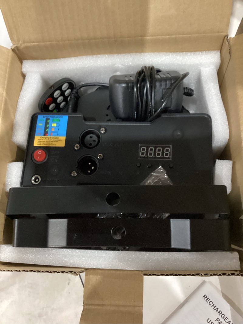 Condition photo showing Good Condition for rechargeable stage par lights u`king rgb 36 led battery powered par wireless uplights with dmx and remote control uplighting light for dj disco events wedding birthday party indoor live show bar 36 led-1 pack