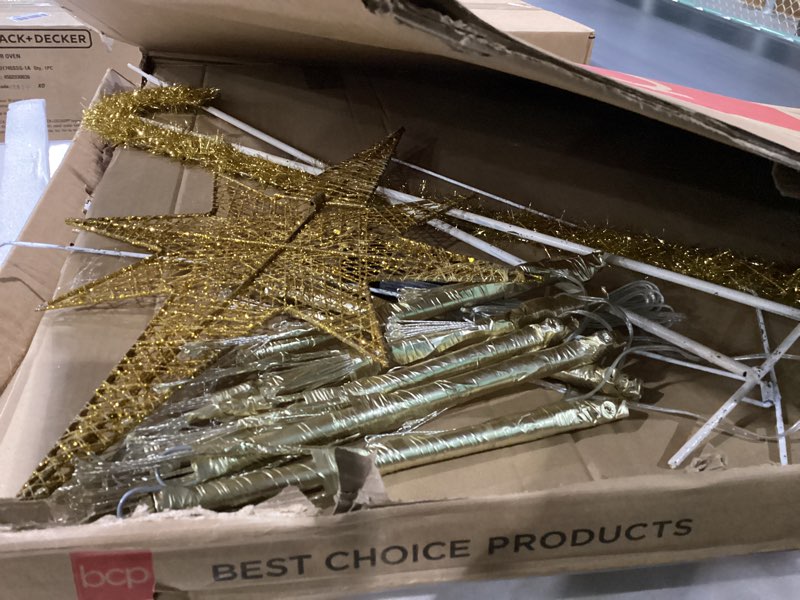 5FT Christmas Decorations Lighted Outdoor Nativity Scene Christmas Holy Family Nativity Scene Set wi