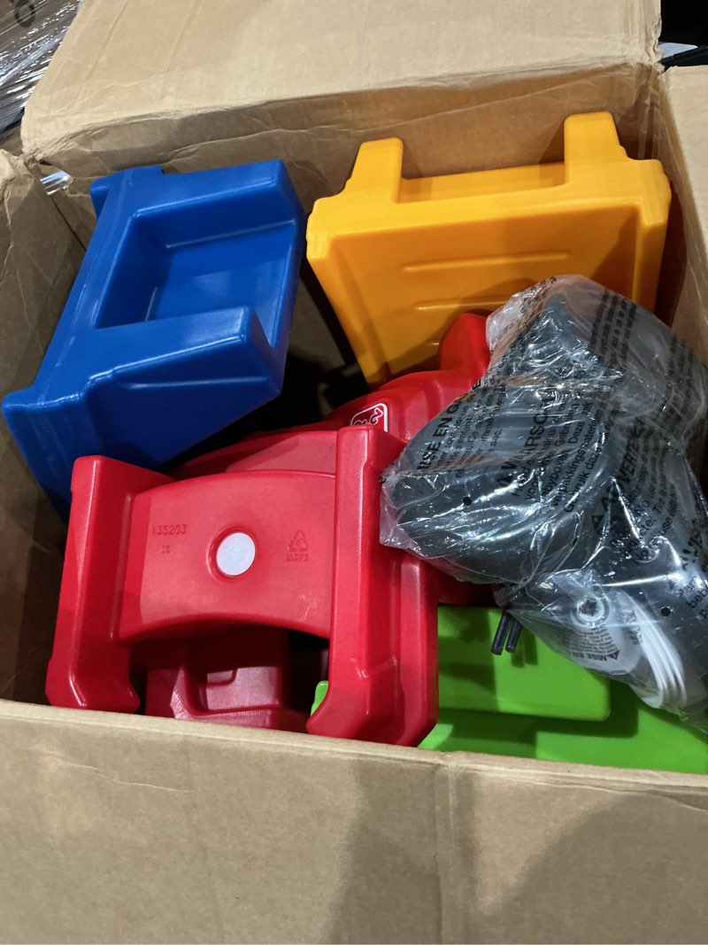 Condition photo showing Good Condition for step2 up & down roller coaster toy for kids, ride on push car, indoor/outdoor playset, toddlers ages 2-5 years old, compact storage, max weight 50 lb., multicolor