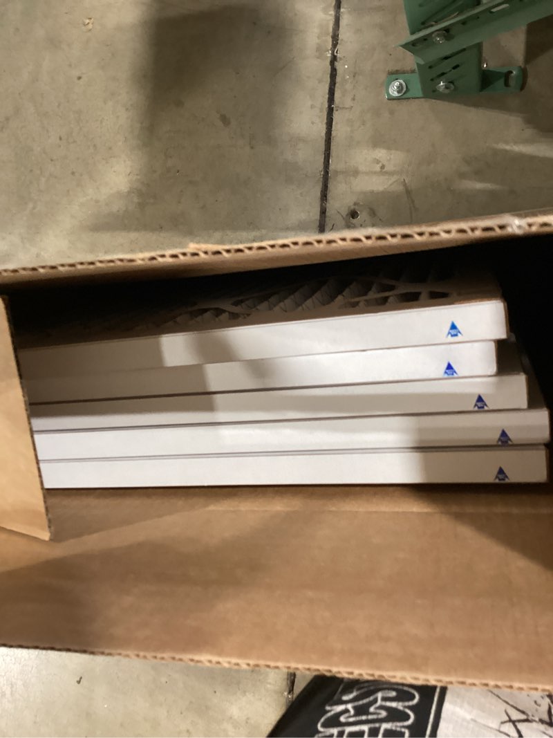 Condition photo showing Good Condition for amazon basics merv 5 ac furnace air filter, 16x25x1 inches, 6-pack (actual size: 15.75" x 24.75" x 0.75")