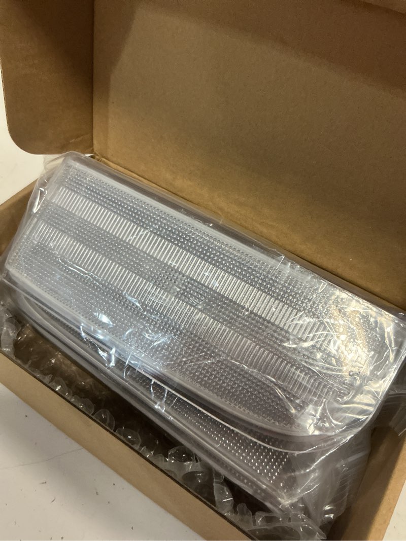 Condition photo showing Good Condition for adiil clear lens tailgate reverse backup lights lamps for 2003-2012 land rover range rover l322 clear lens (no bulbs)
