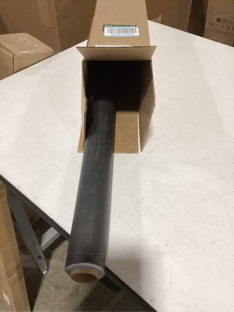 Condition photo showing As Is for livelynine 15.8x197 black contact paper peel and stick countertops for kitchen cabinet wallpaper black vinyl countertop wrap waterproof stick on counter top covers adhesive heavy duty desk covering 197" x 15.8" black wood