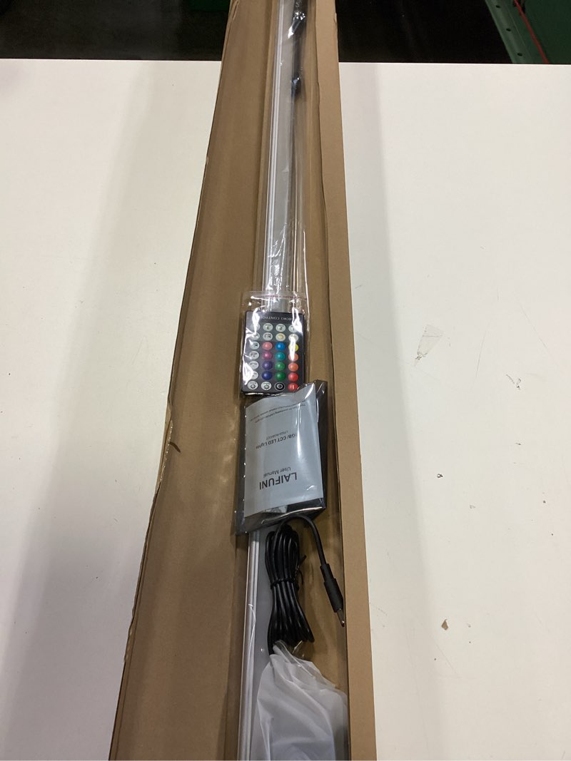 Condition photo showing Good Condition for Dimmable Under Cabinet Lighting, RGB LED Light Bar, RF Remote Control Lamp, Multicolor Under Counter Lights for Desk, Room, Cupboard, Hallway, Shelf, Closet (36 Inch)