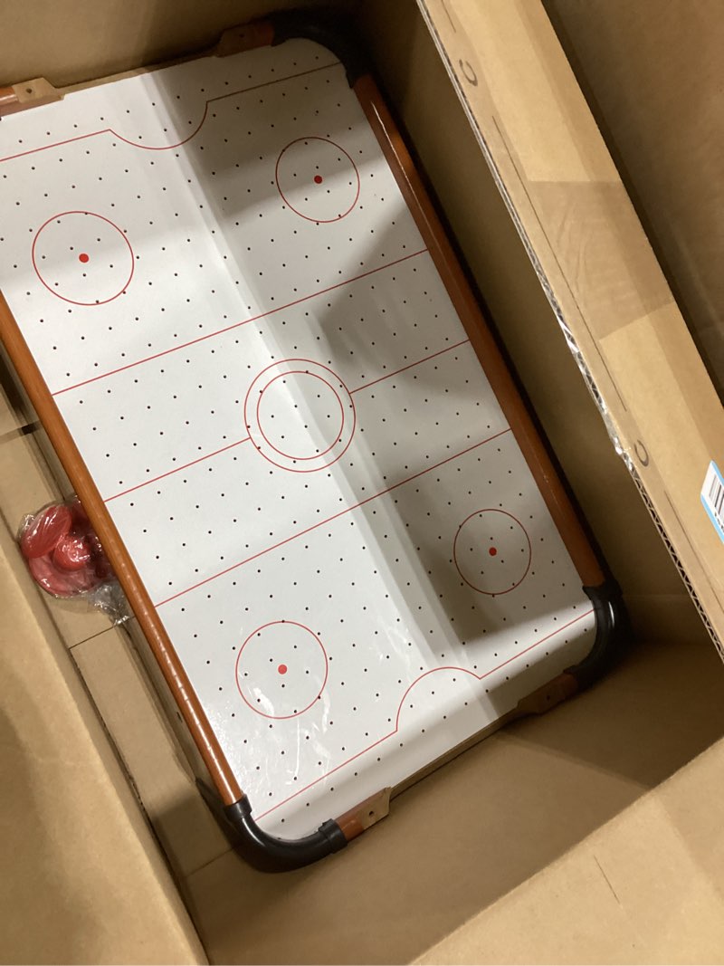 Condition photo showing Good Condition for Air Hockey Table Mini Arcade Game - 22-Inch Tabletop Board Game for Girls and Boys, Battery-Operated, and Includes Puck and Paddles by Hey Play