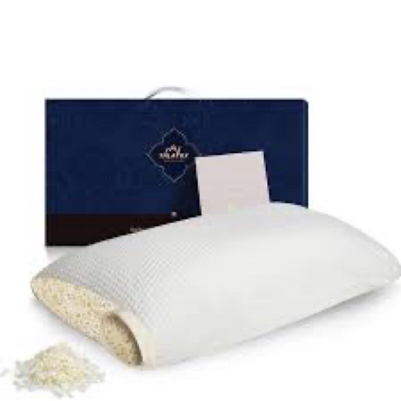 Talatex Talalay 100% Natural Premium Adjustable Latex Pillow, Shredded Latex Pillow Helps Relieve Pr