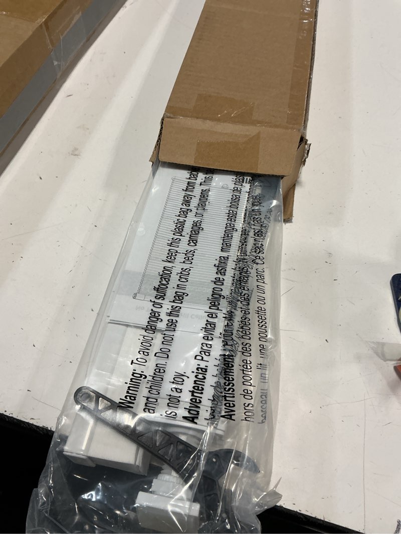 Condition photo showing New/Like New for lazblinds no tools no drill cordless cellular shades, light filtering honeycomb shades for home, thermal insulation blinds for windows, 25" w x 36" h, white light filtering-white 25" w x 36" h