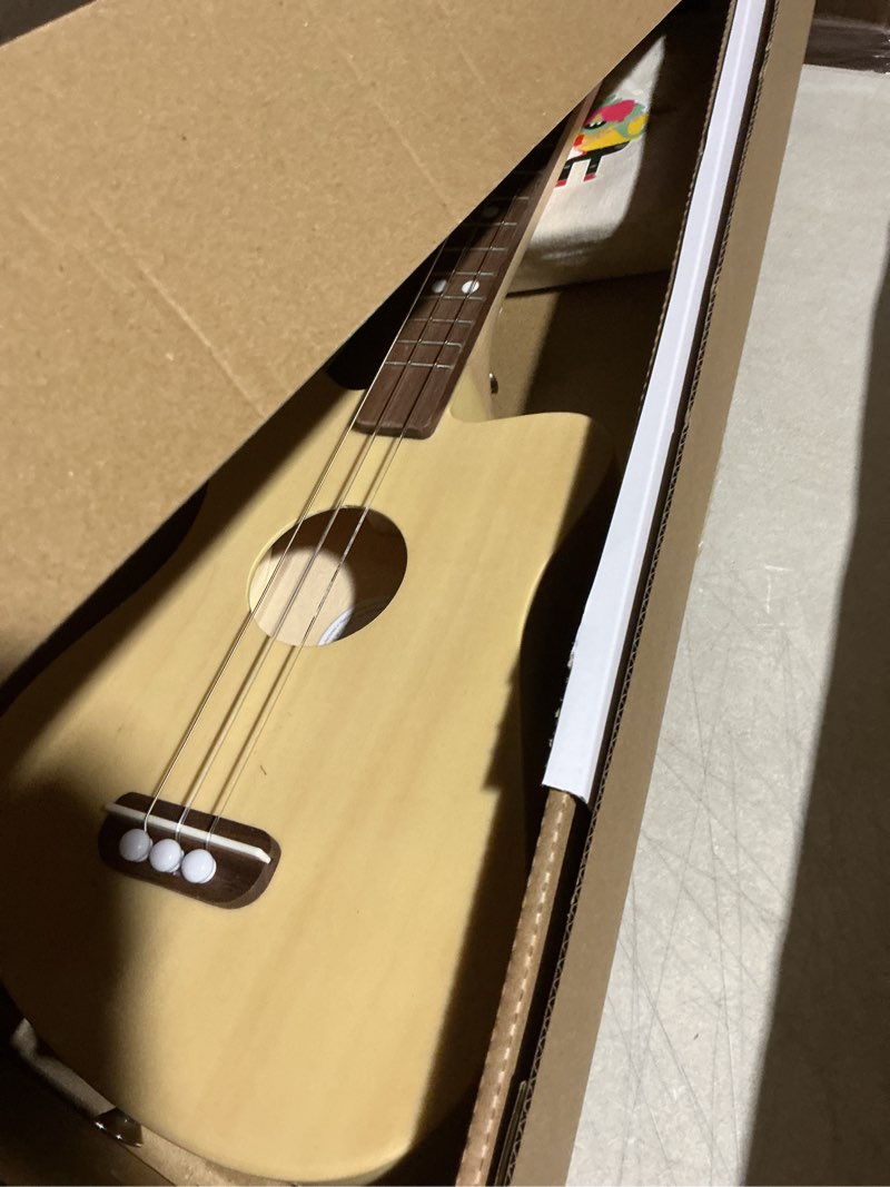 Condition photo showing Good Condition for loog mini acoustic kids guitar for beginners 3-strings ages 3+ learning app and lessons included