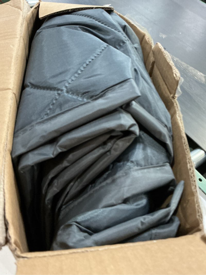 Condition photo showing Good Condition for flux phenom thermal insulated door cover - easy install - temperature protection barrier, keeps warm air in, 50 magnets for secure gap free closure, magnetic door curtain for winter - 40"x82" polyester 40"x82"