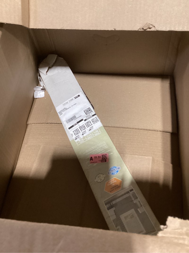 Condition photo showing Good Condition for Cordless Light Filtering Mini Blind - 30 Inch Width, 64 Inch Length, 1" Slat Size - Pearl White - Cordless GII Morningstar Horizontal Windows Blinds for Interior by Achim Home Decor 30"W x 64"H Pearl White
